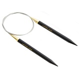 Спицы круговые "Lantern Moon" 3,5мм/80см, эбеновое дерево, KnitPro, 350083