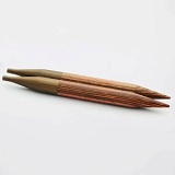 Спицы съемные "Ginger" 6,5мм/13см, ламинированная береза, коричневый, KnitPro, 31210