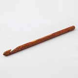 Крючок для вязания "Ginger" 5,5/15см, ламинированная береза, коричневый KnitPro, 31246