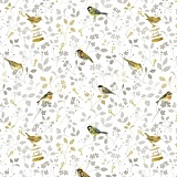 Ткань "Птичьи принцы", ширина 145см, Acufactum Ute Menze, 3523-740
