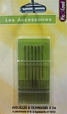 Набор ручных игл  для шитья и пэчворка, ассорти 26шт, 128585