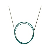Спицы круговые "Mindful" 2мм/100см, нержавеющая сталь, серебристый, KnitPro, 36111