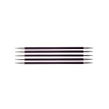 Спицы чулочные "Zing" 6мм/20см, KnitPro, 47043