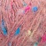 00035, *, rose роза, голубой/желтый/розовый,ШтрихКод: 4053859454414