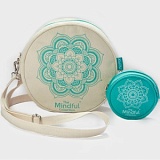 Сумочки круглые для рукоделия "Mindful", размер: 22*22*8см и 10*10*4см, ткань, KnitPro, 36663